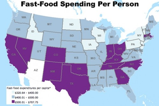 Illustration for article titled What Are We Eating, And Where?